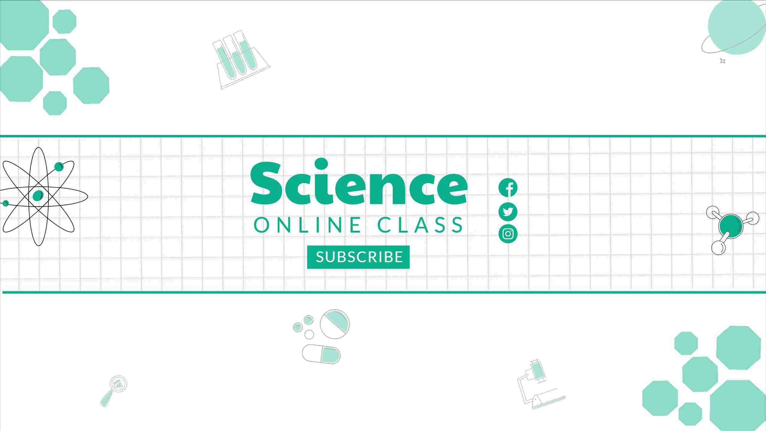 science online class youtube channel art
