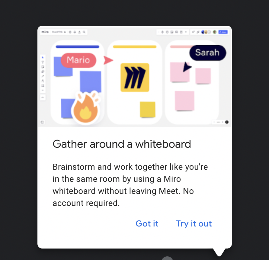 Google meet companion mode