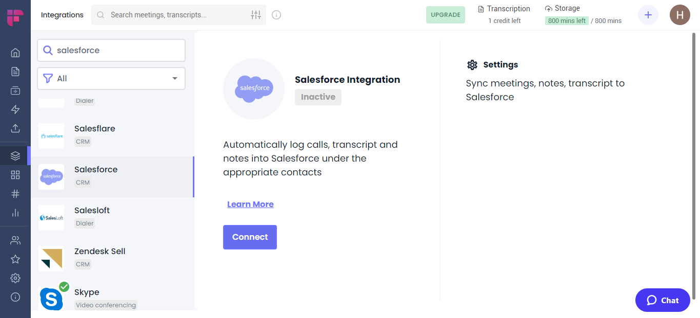 Automate call logging in Salesforce