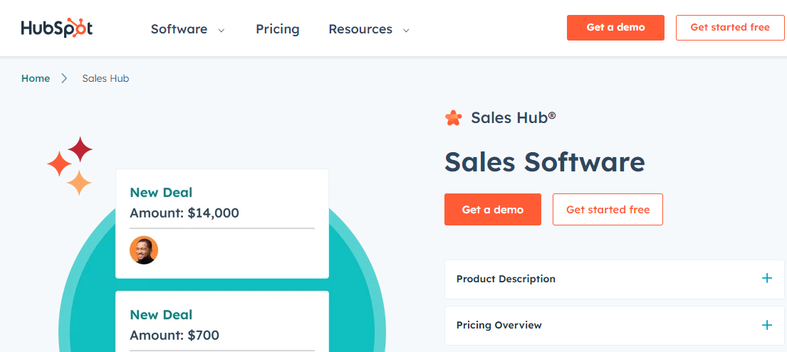 Sales management software - HubSpot