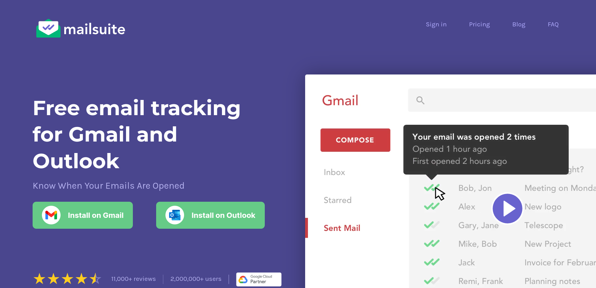 Best Gmail add-ons and extensions: Mailtrack