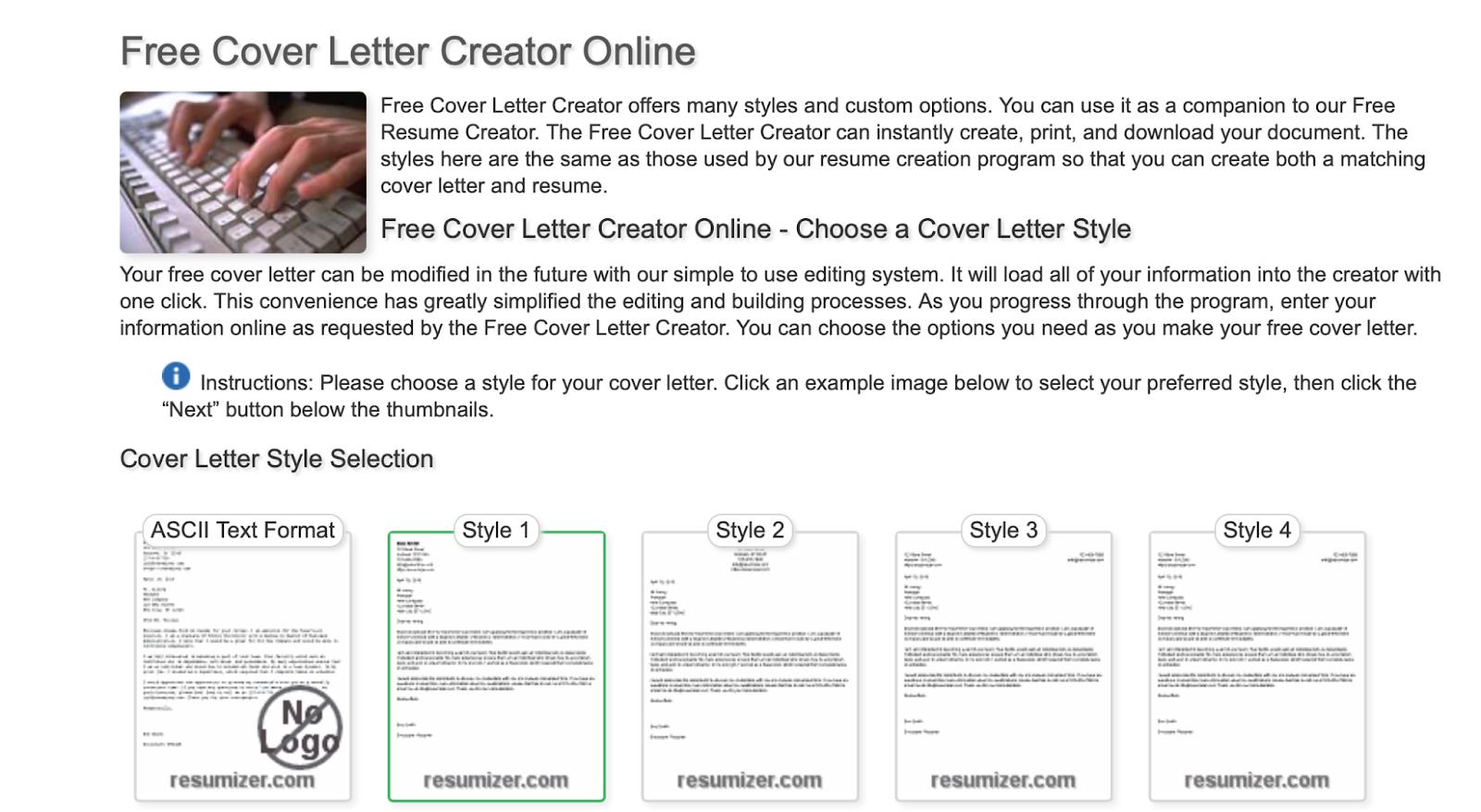 best free ai cover letter generator