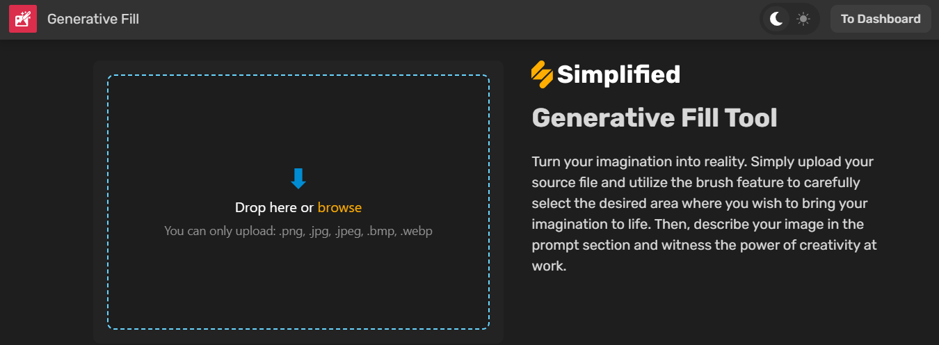 Generative Fill tool