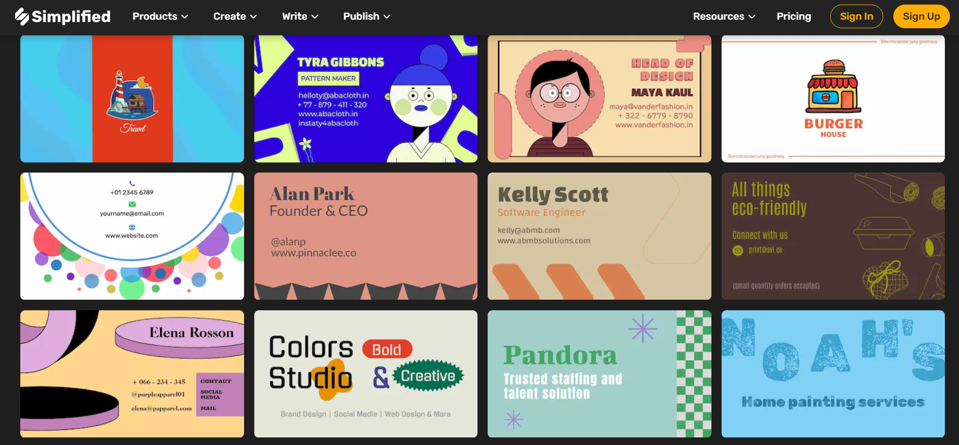 5 Best Business Card Maker Apps In 2023 Simplified