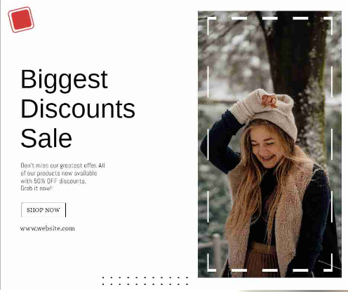 big discount sale 