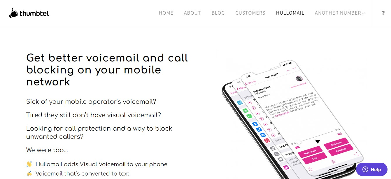 Hullomail - Voicemail apps