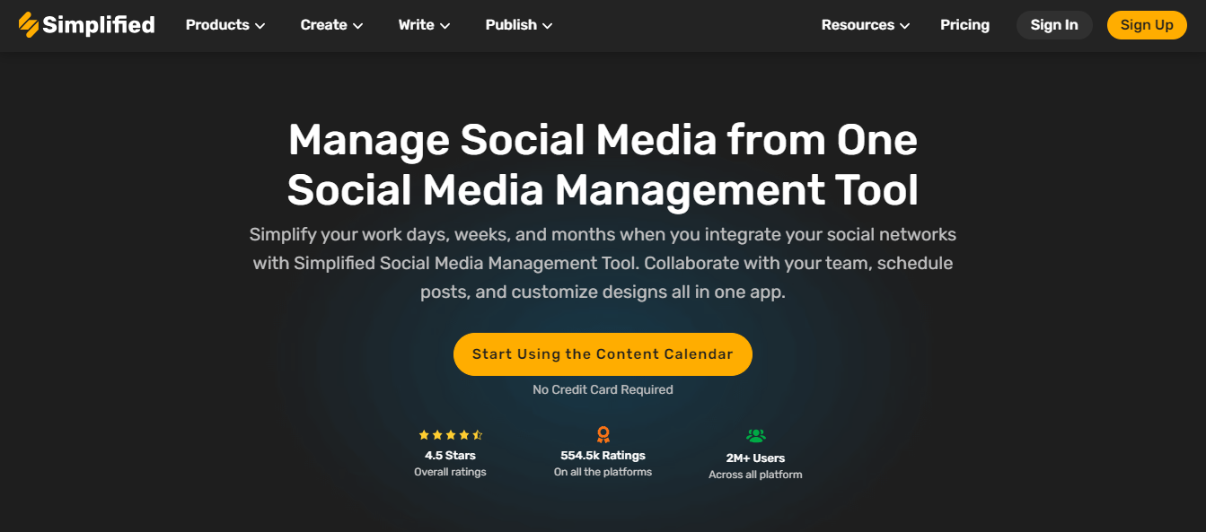 social media management tool simplified