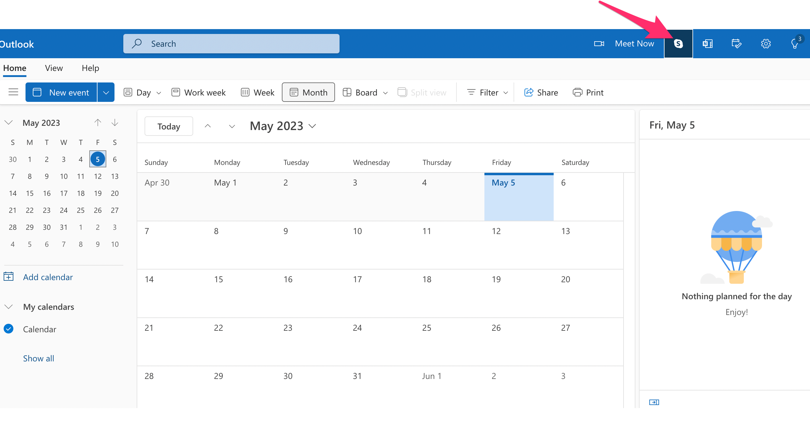 How to schedule meeting in outlook - Skype meeting