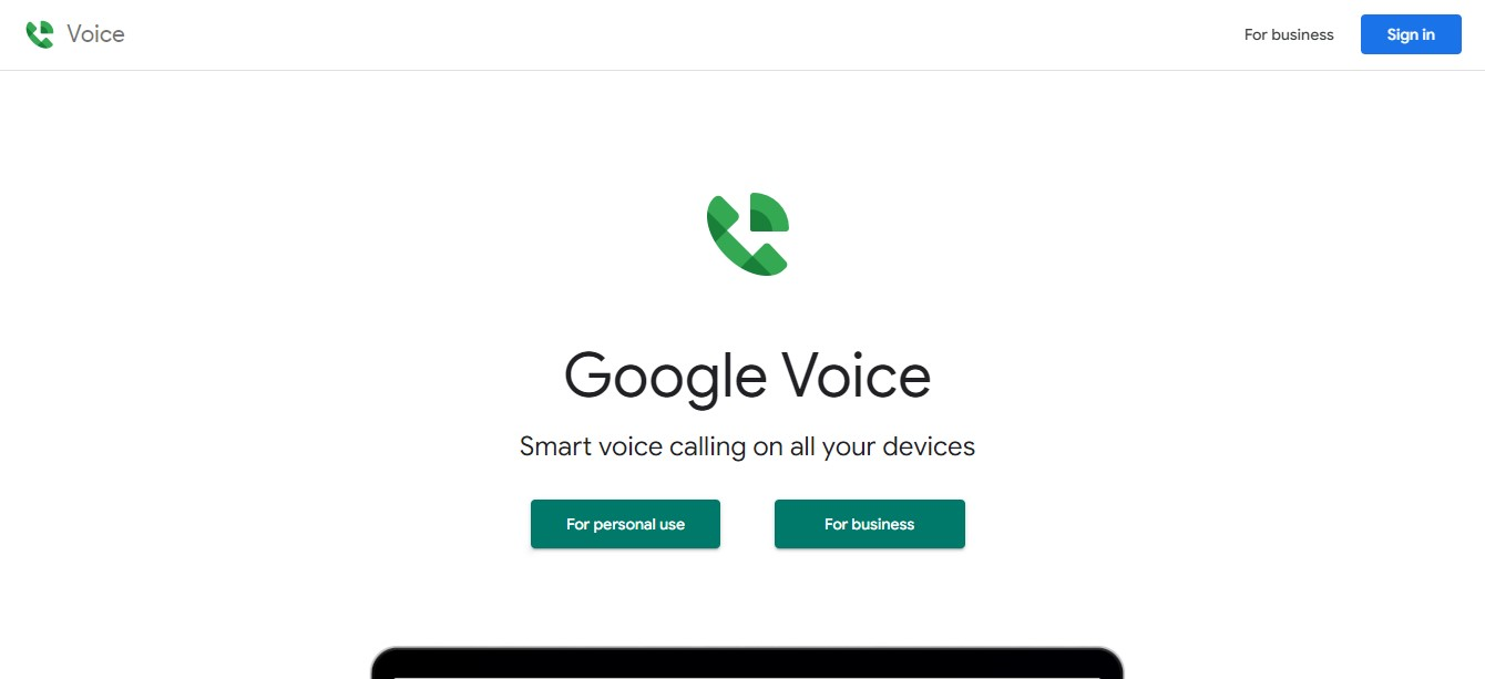 Google Voice - Voicemail apps