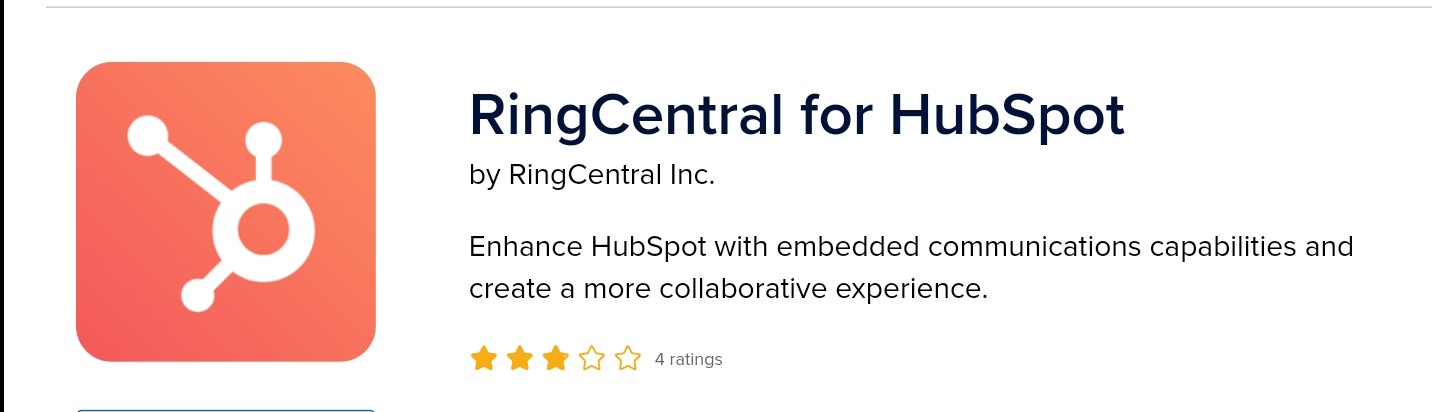 HubSpot + RingCentral integrations