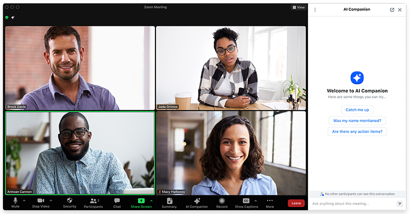 Zoom AI Companion - Navigating Zoom AI