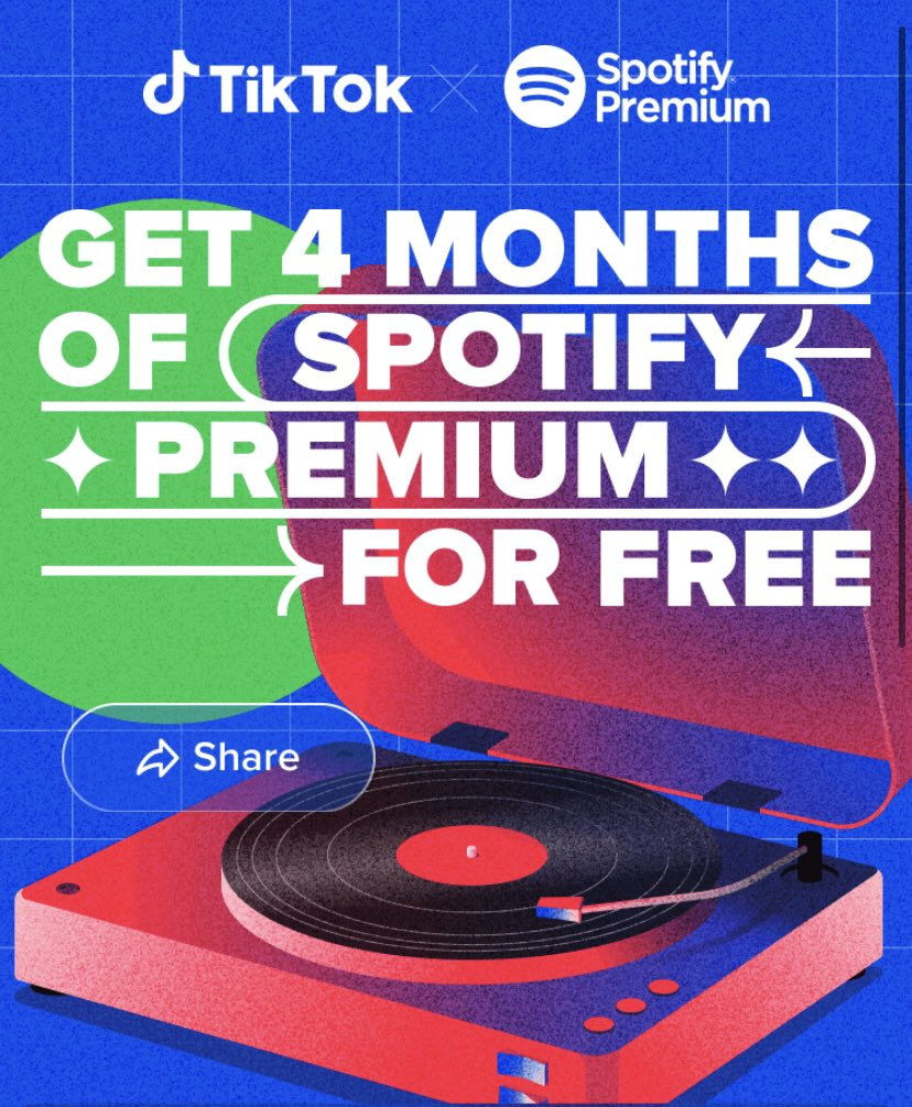 tiktok spotify premium