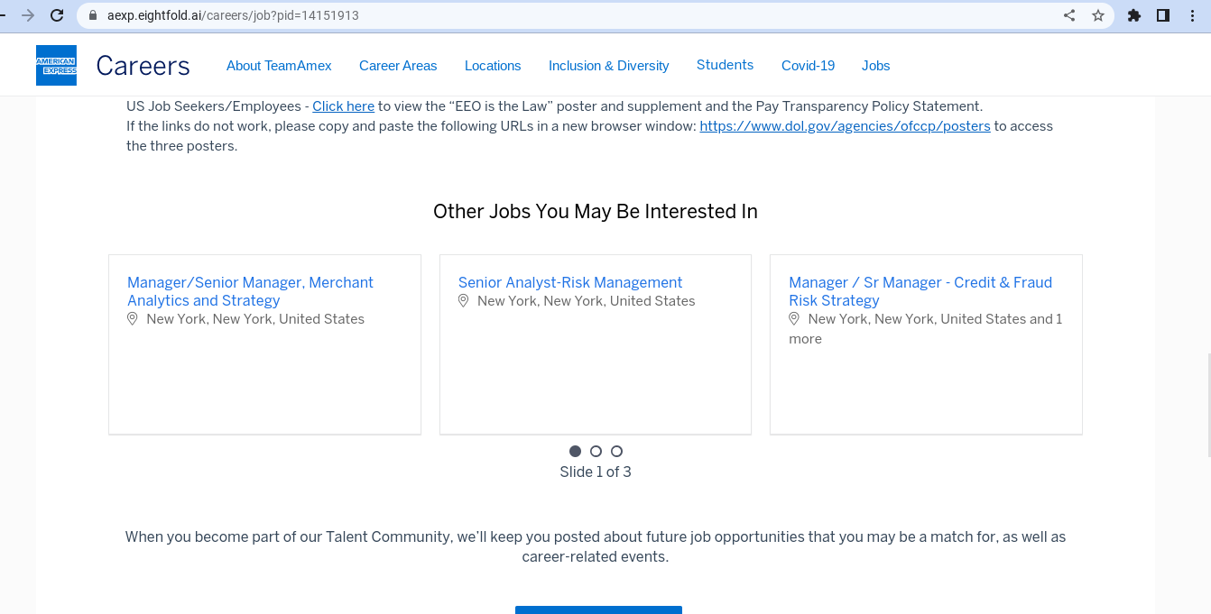 careers website