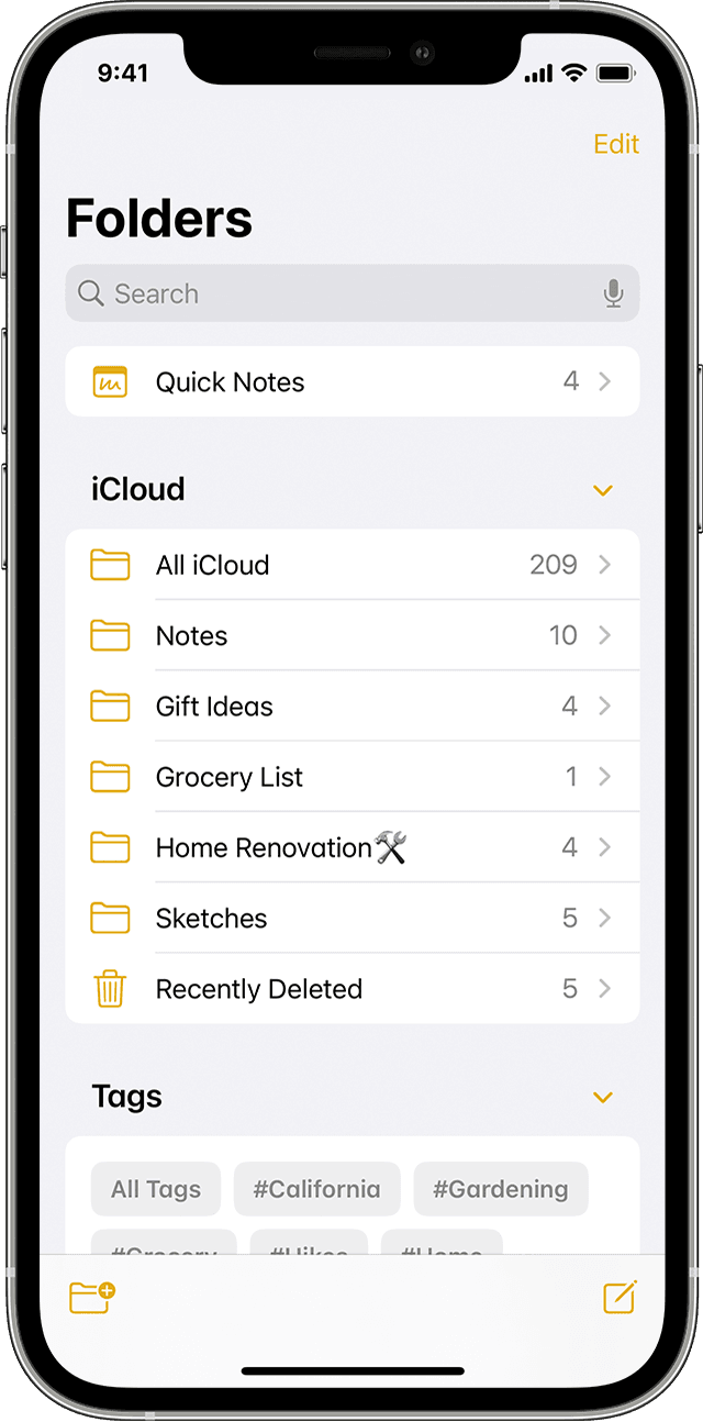 Apple Notes makes it easier for you to organize your thoughts and sort them within a folder